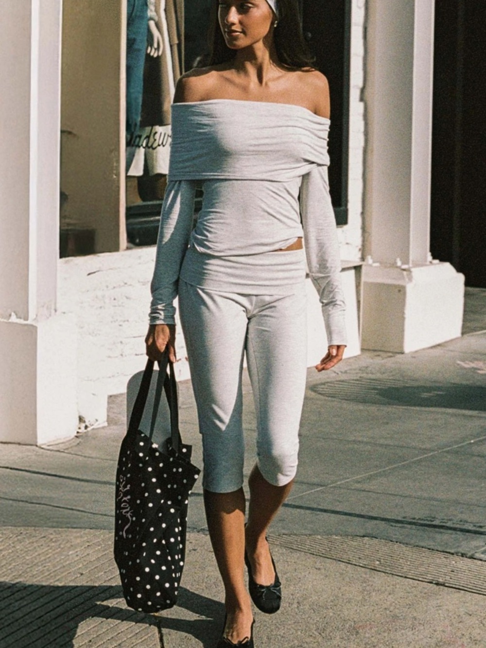 Fold Over Capri Leggings